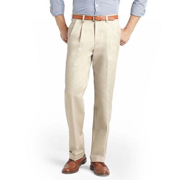 Izod chino pleated store pants