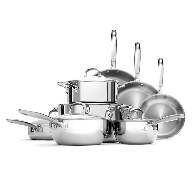 OXO Good Grips Tri-Ply Stainless Steel Pro 13 Piece Cookware Set