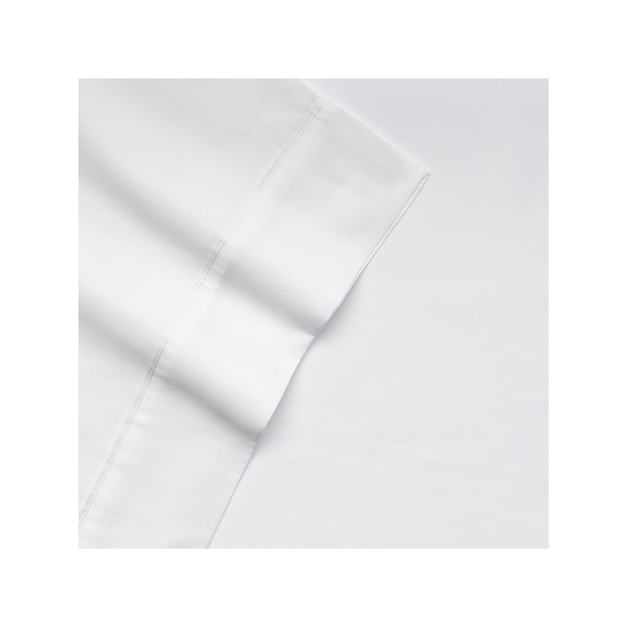 Cassadecor Basics Solid 300-Thread Count Combed Cotton Sateen 2-pk. Pillowc