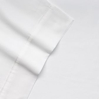 Cassadecor Basics Solid 300-Thread Count Combed Cotton Sateen 2 pk Pillowcases
