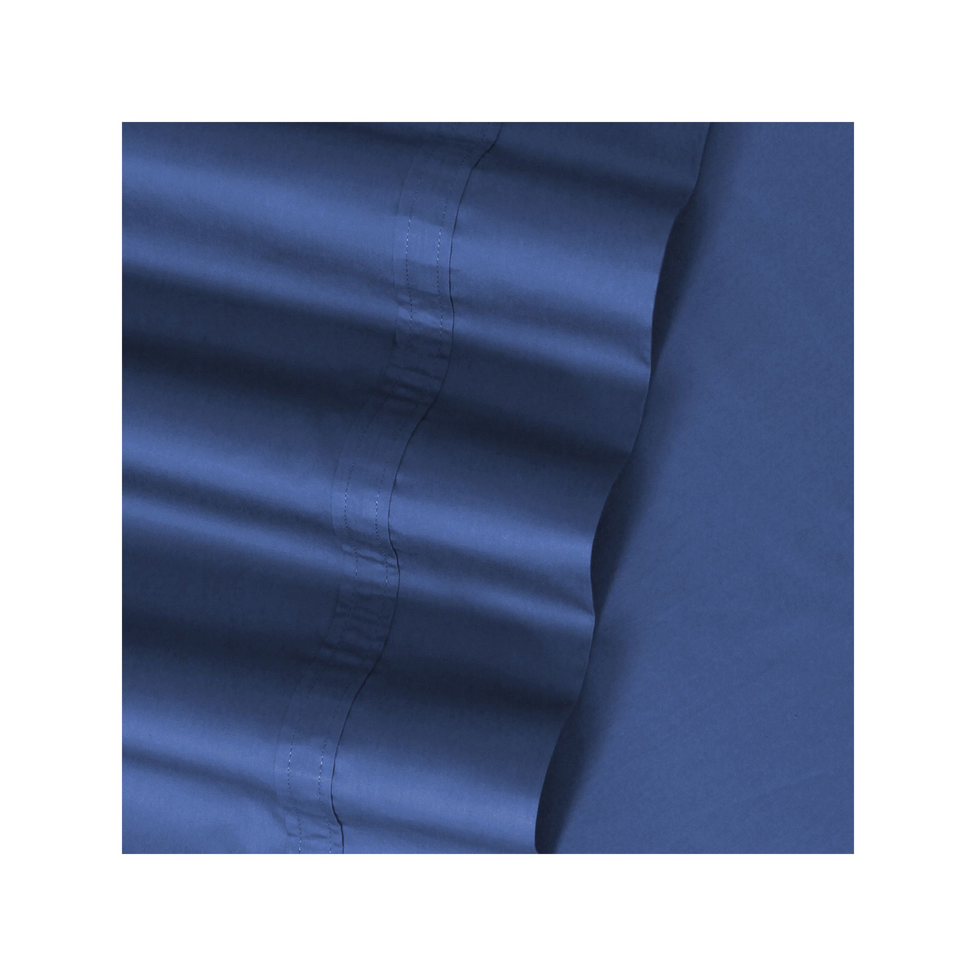 Tribeca Living 500 Thread Count Sateen Extra Deep Pocket Sheet Set, Blue