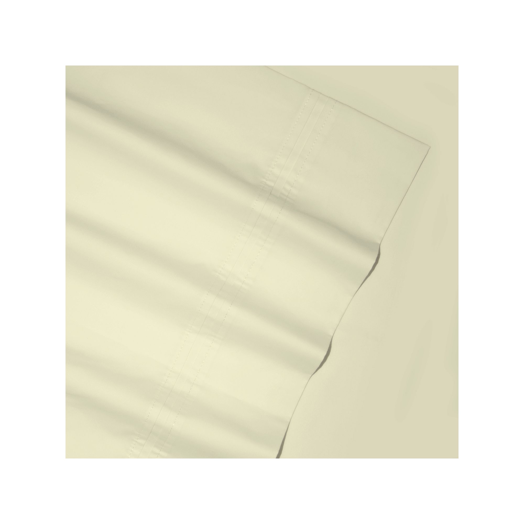 Tribeca Living Solid 350-Thread Count Egyptian Cotton Percale Deep-Pocket S