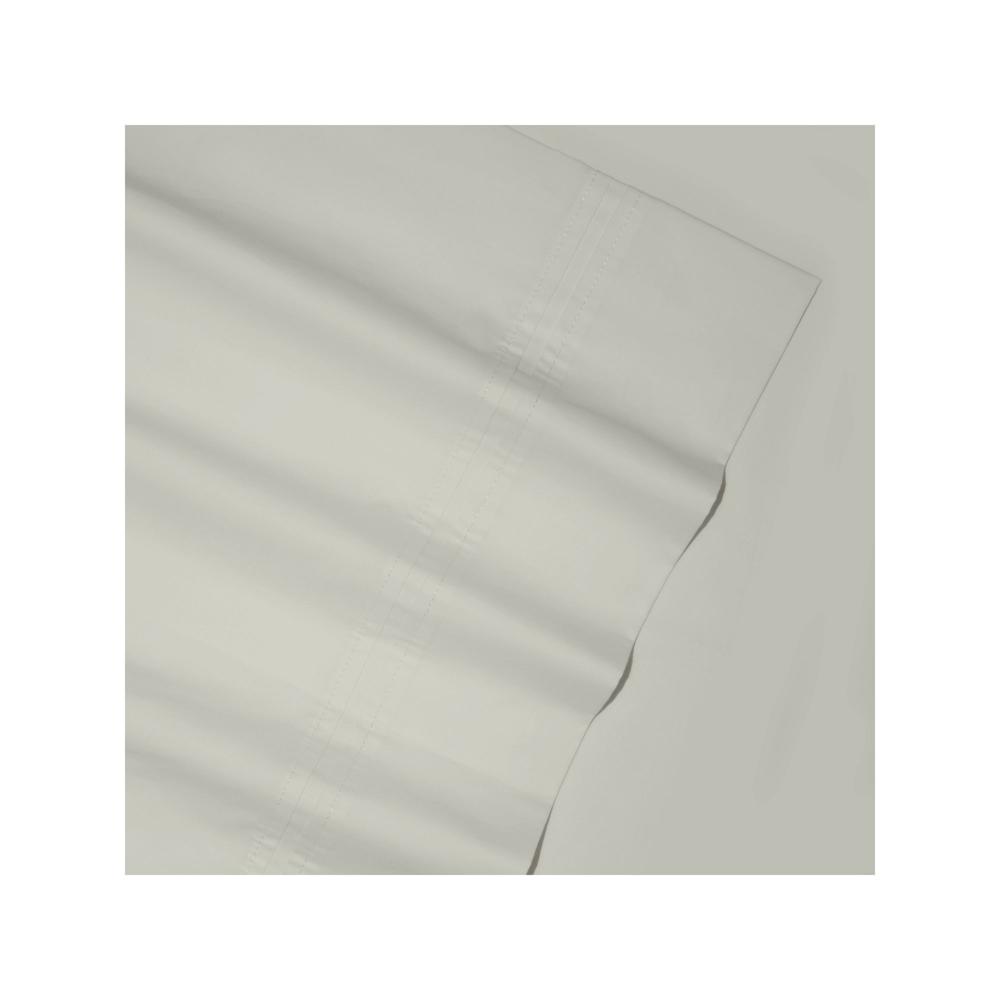 Tribeca Living Solid 350-Thread Count Egyptian Cotton Percale Deep-Pocket S