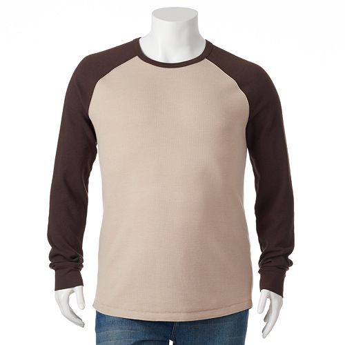 Men's SONOMA Goods for Life® ¨ ClassicFit Colorblock Raglan Thermal Tee