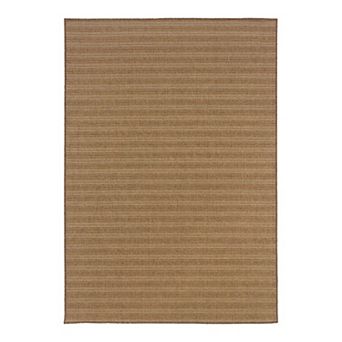 StyleHaven Kendall Striped Faux Sea Grass Indoor Outdoor Rug