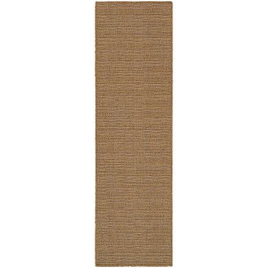StyleHaven Kendall Striped Faux Sea Grass Indoor Outdoor Rug