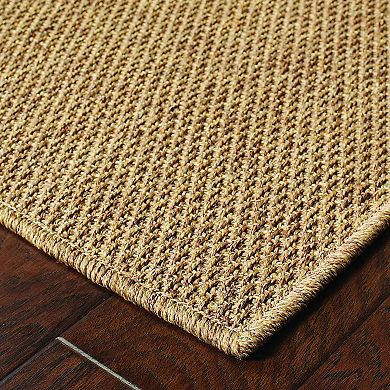 StyleHaven Kendall Faux Sea Grass Outdoor Indoor Rug