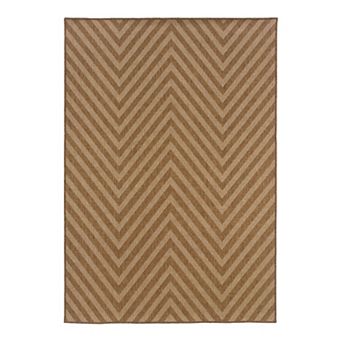 StyleHaven Kendall Chevron Indoor Outdoor Rug