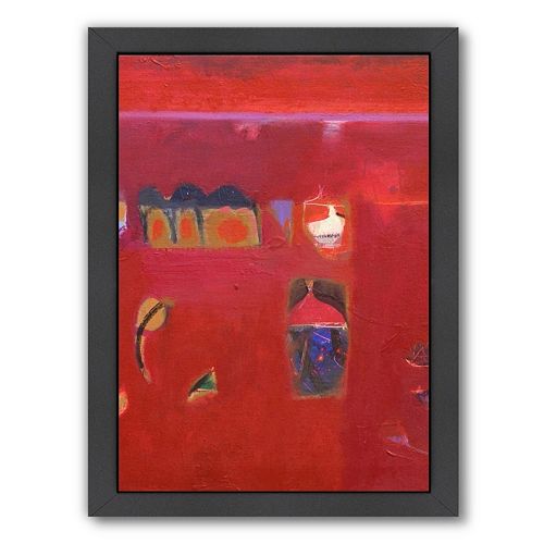 Americanflat ”Rajasthan Reds II” Framed Wall Art