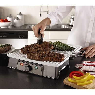 Oster DuraCeramic 2-in-1 Panini Maker and Grill