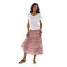 chaps eyelet peasant top