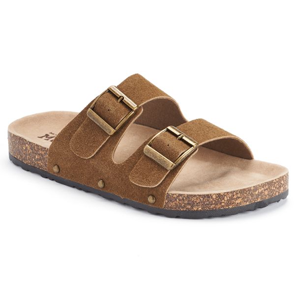 Mudd women's double store buckle slide sandals