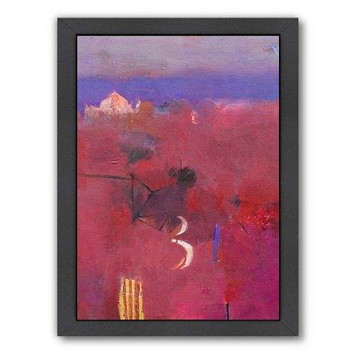 Americanflat ''Dades Valley Reds'' Framed Wall Art