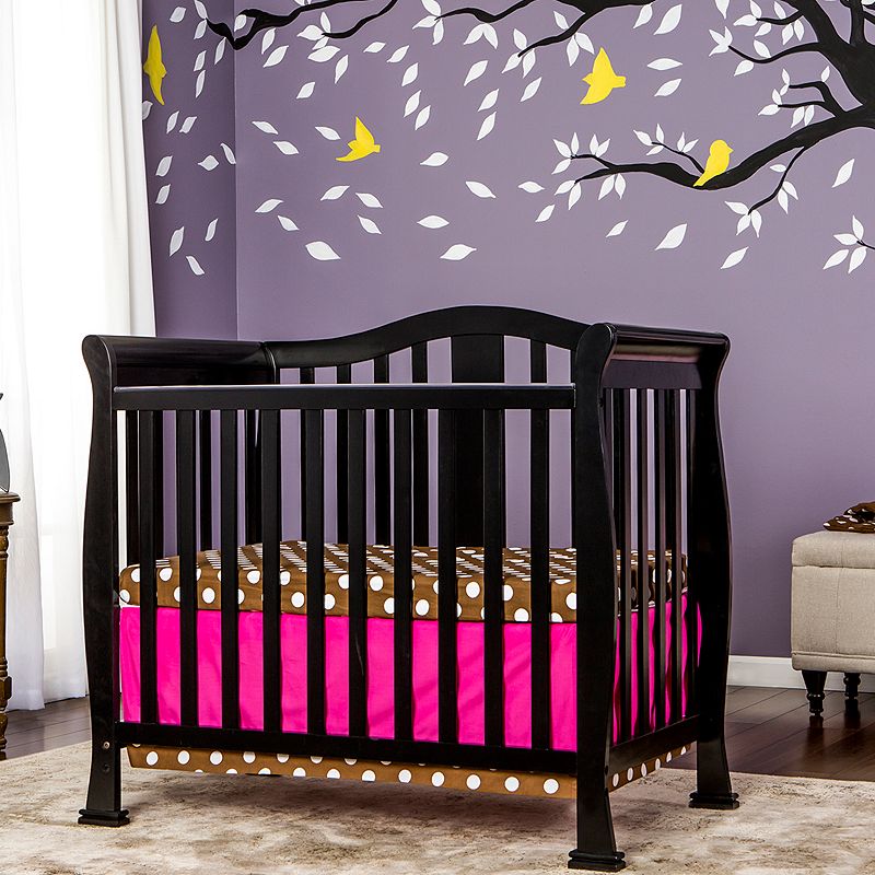 Dream on Me Addison 4-in-1 Fixed-Side Convertible Mini Crib