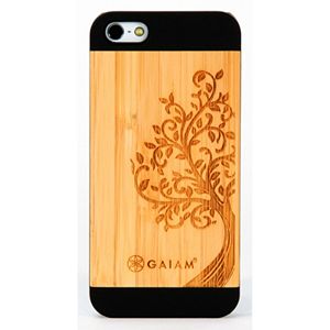 Gaiam iPhone 5 / 5S Bamboo Finish Cell Phone Case
