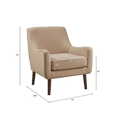 Madison Park Liam Mid-Century Accent Chair