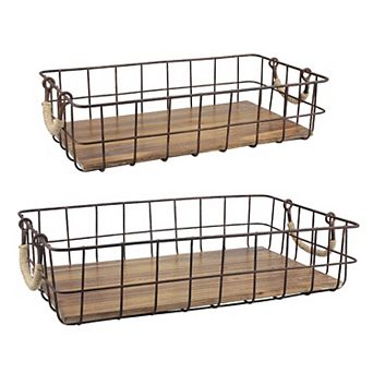 Stonebriar Collection 2 pc Basket Set