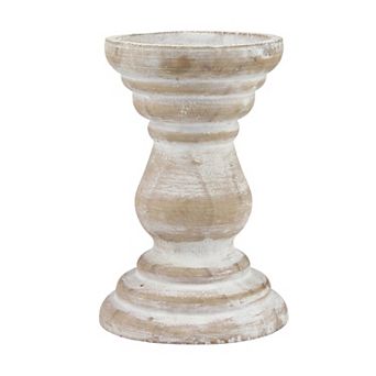 Stonebriar Collection Medium Beach House Pillar Candleholder