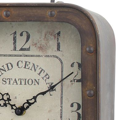 Stonebriar Collection Grand Central Station Tabletop Clock