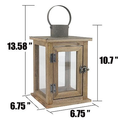 Stonebriar Collection Medium Rustic Lantern