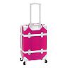 Retractable wheel spinner luggage