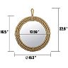Stonebriar Collection Rope Wall Mirror