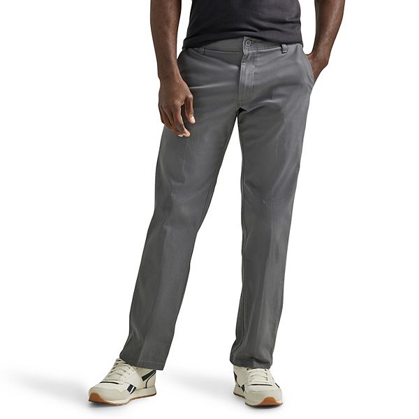 Men's Lee® Performance Series Extreme Comfort Khaki Straight-Fit Flat-Front  Pants