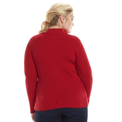 Plus Size Croft & Barrow¨ Quilted Sweater Jacket