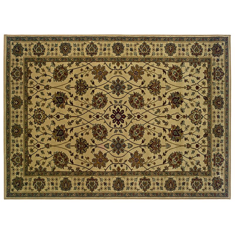 StyleHaven Talbot Woven Floral Rug, Beig/Green, 8X11 Ft