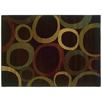 StyleHaven Talbot Abstract Circle Rug