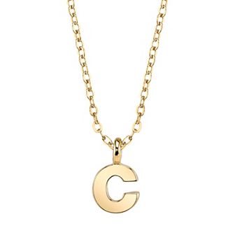 1928 Initial Pendant Necklace