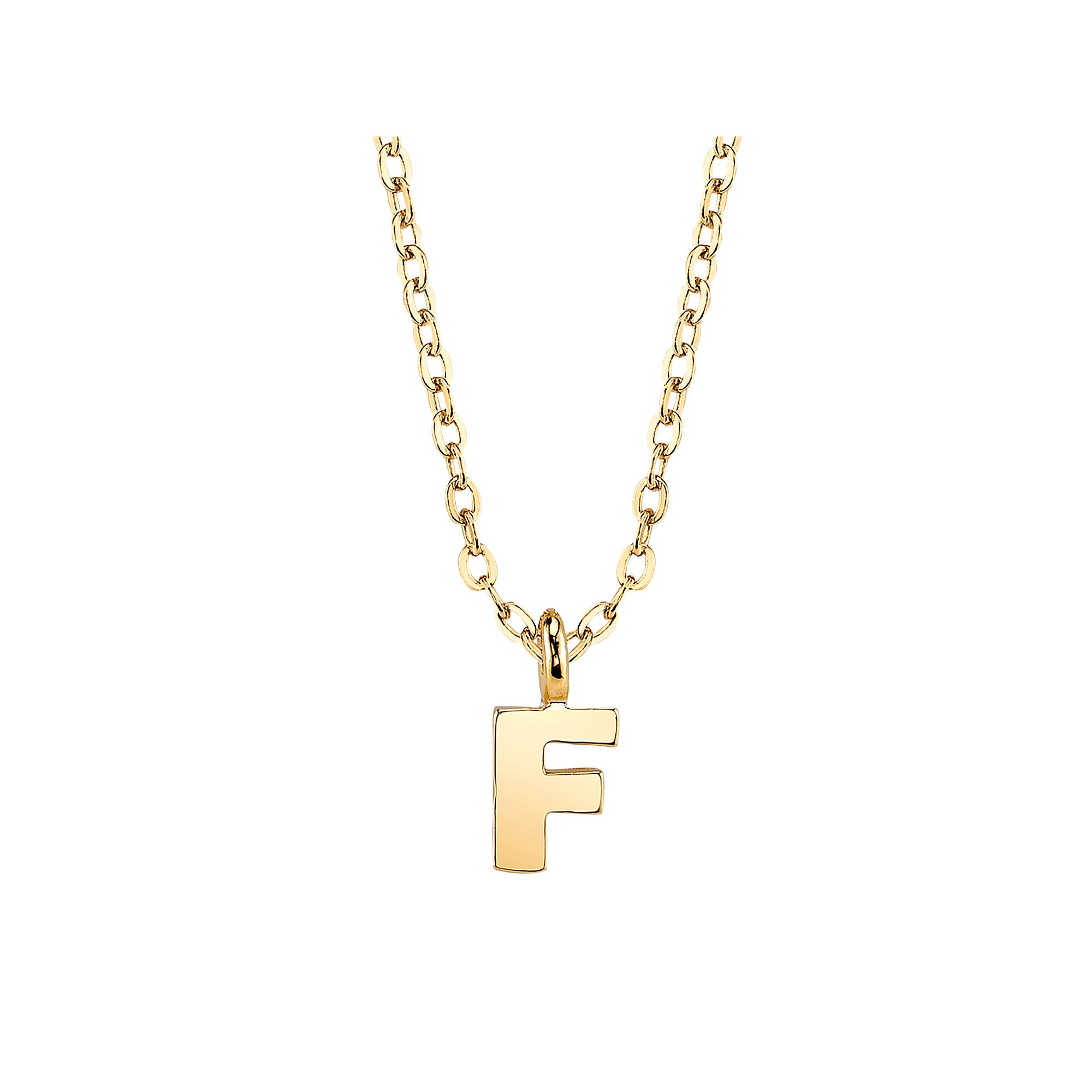 1928 Initial Pendant Necklace, Womens, Size: 20, F