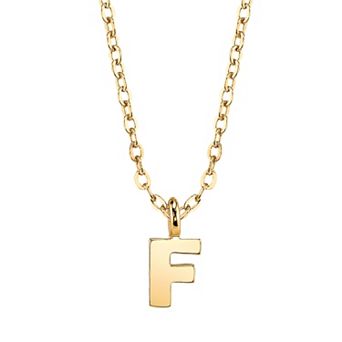 1928 Initial Pendant Necklace