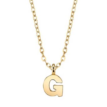 1928 Initial Pendant Necklace