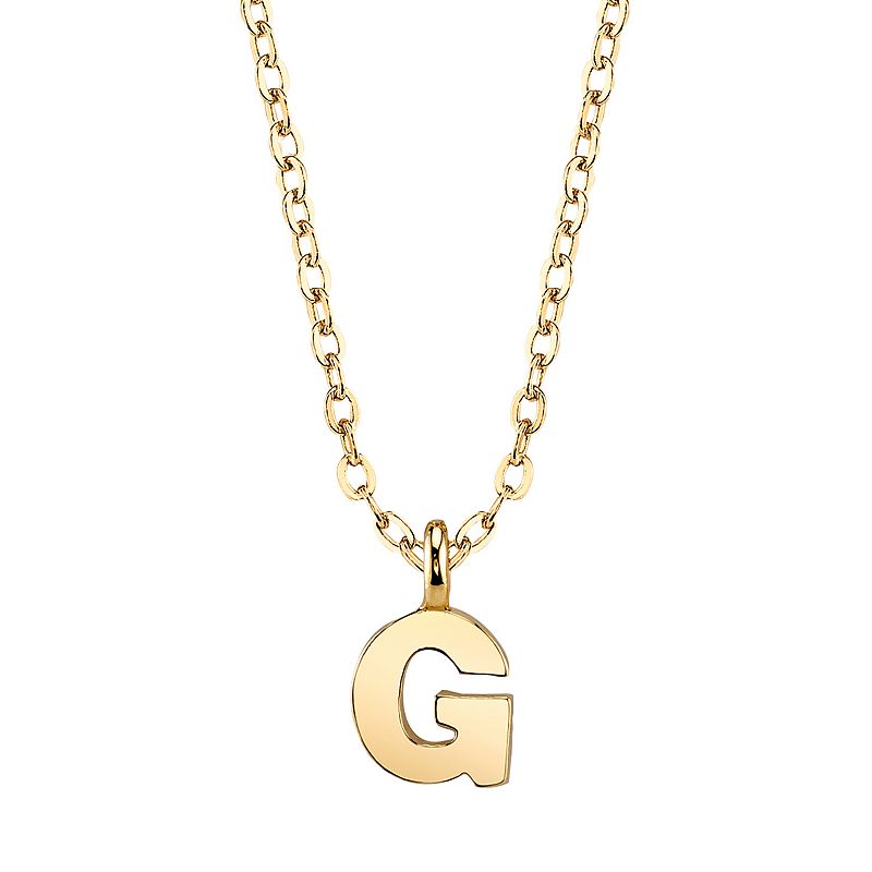 1928 Initial Pendant Necklace, Women's,