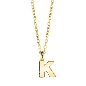 1928 Initial Pendant Necklace