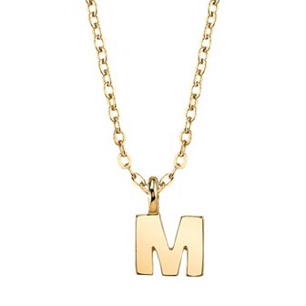 1928 Initial Pendant Necklace