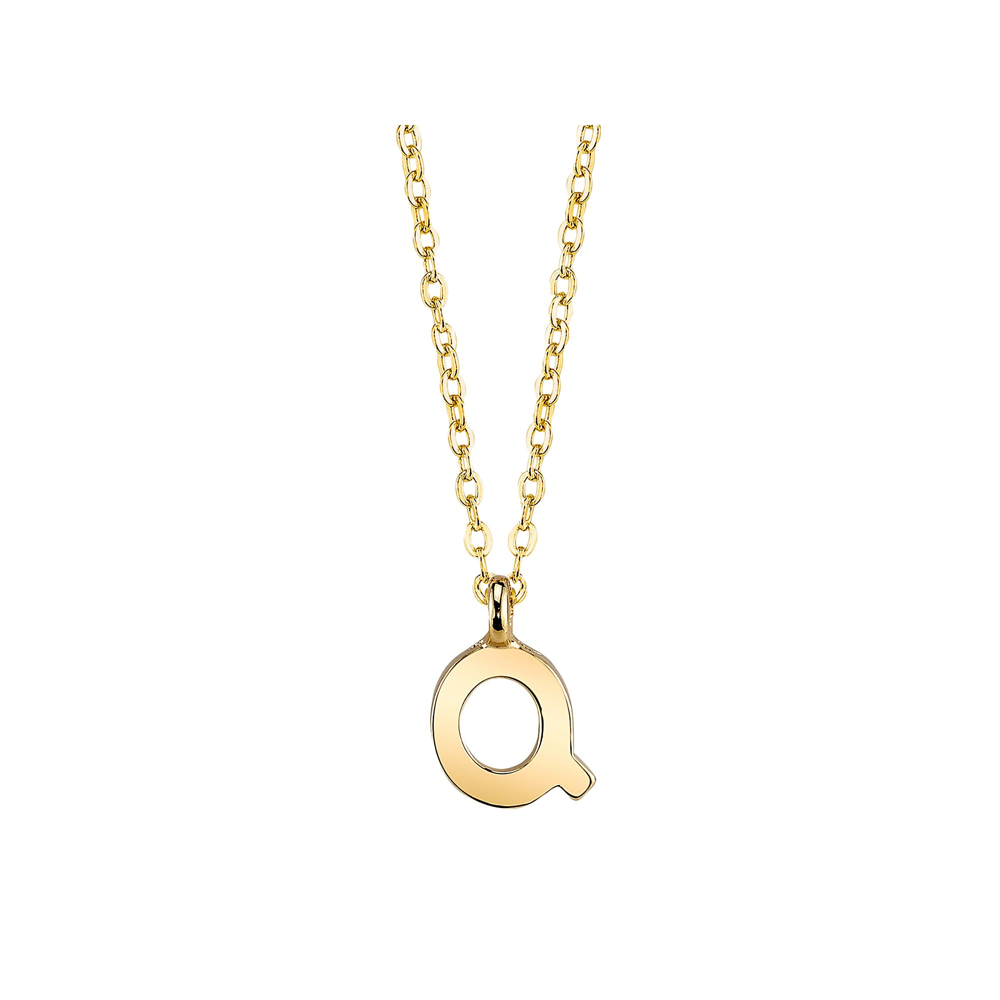 1928 Initial Pendant Necklace, Womens, Size: 20, Q