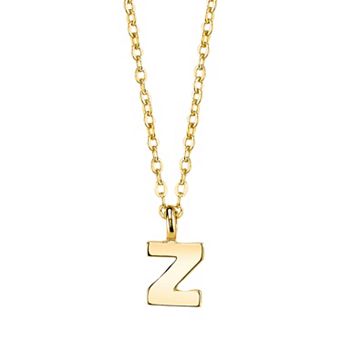 1928 Initial Pendant Necklace