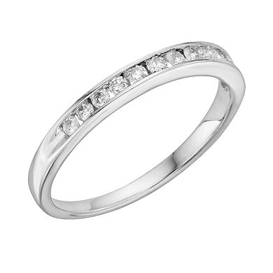 I Promise You Diamond Engagement Ring in Sterling Silver (1/4 Carat T.W.)