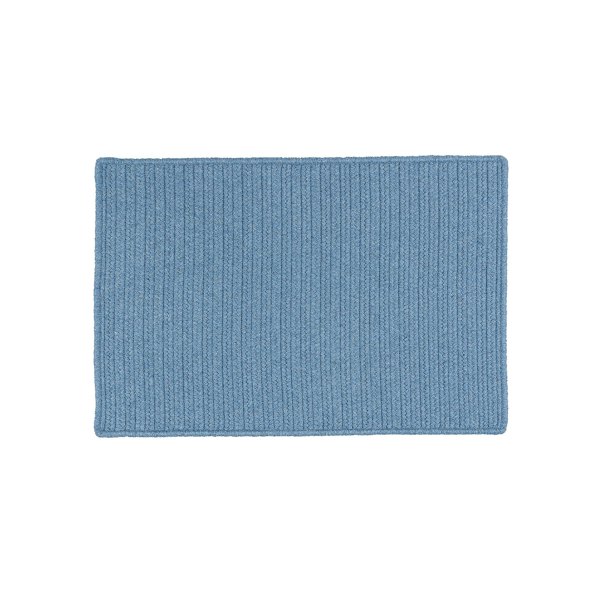 Sunbrella Braided Reversible Indoor/Outdoor Rug, Cornflower