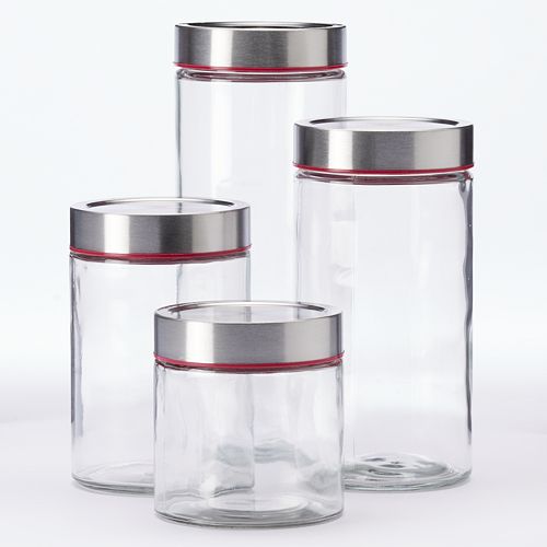 Food Network  4 pc Kitchen  Canister Set 