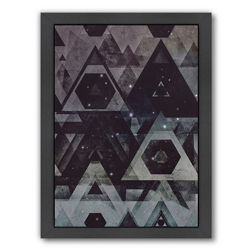 Americanflat Stars Geometric Framed Wall Art