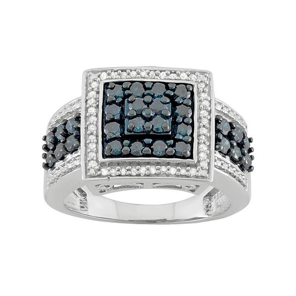 Jewelexcess Men's White Diamond Ring