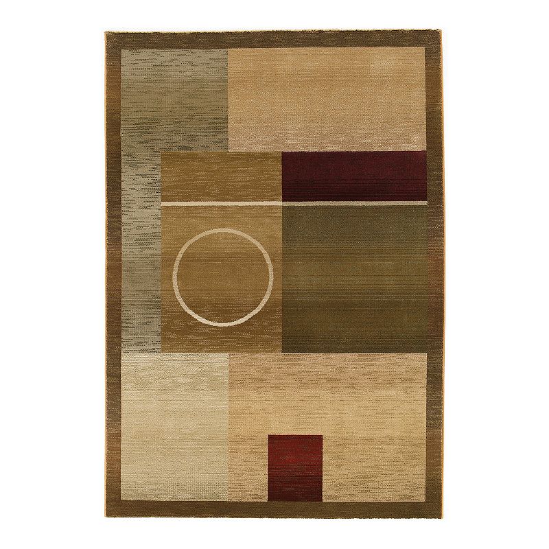 Sphinx Gavin Geometric Rug, Yellow, 8X11 Ft