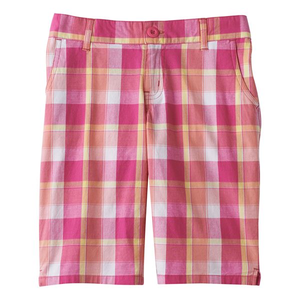 SO® Slash Pocket Twill Bermuda Shorts - Girls 6-16 & Girls' Plus