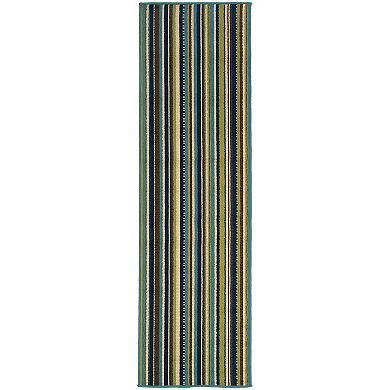 StyleHaven Cayman Striped Indoor Outdoor Rug