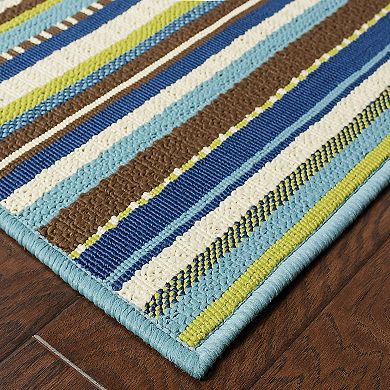 StyleHaven Cayman Striped Indoor Outdoor Rug