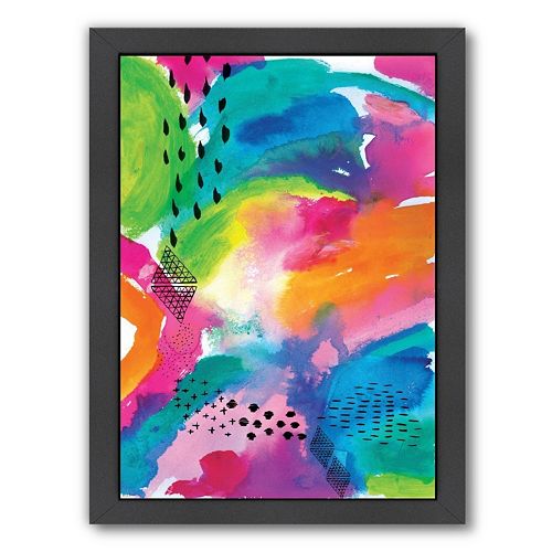 Americanflat Paula Mills ''Feeling Light'' Framed Wall Art