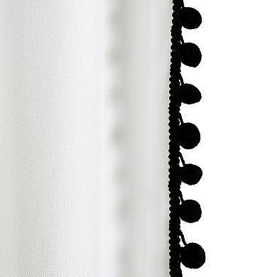 Lush Decor Pom Pom Window Curtain